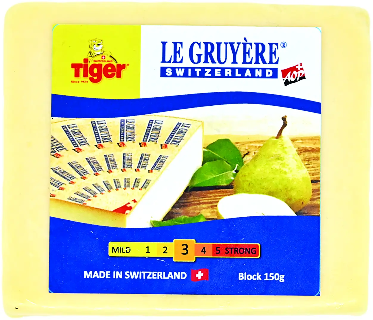 10.01.002.116 Queso Gruyere Tiger Suizo 150 gr